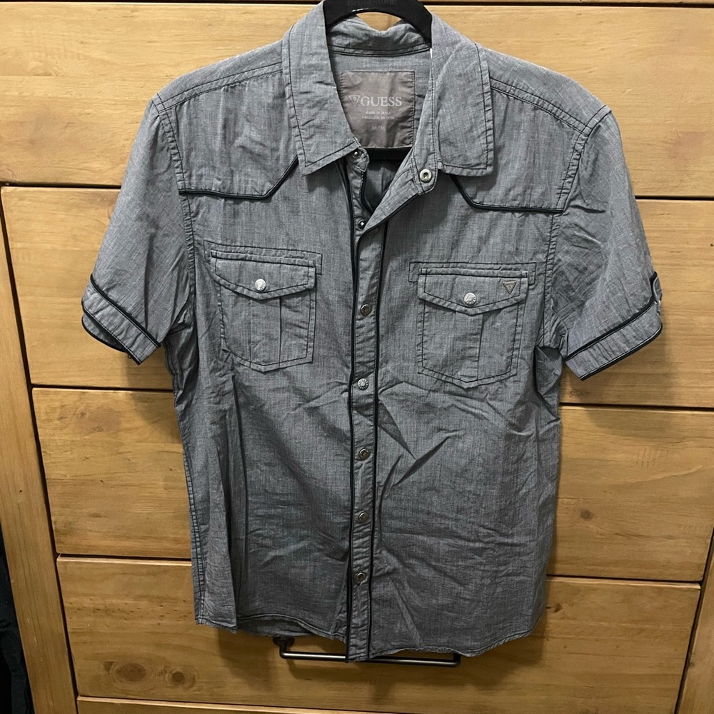 Guess Short Sleeve Button Down